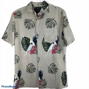Concepts Short Sleeve Hawaiian Print Shirt Sz L